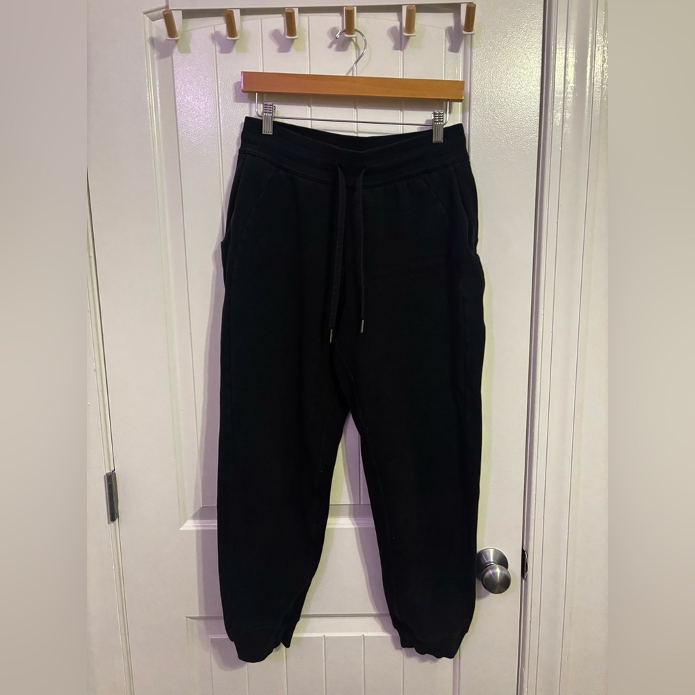 Lululemon Scuba Black Jogger Sweatpants Size 8